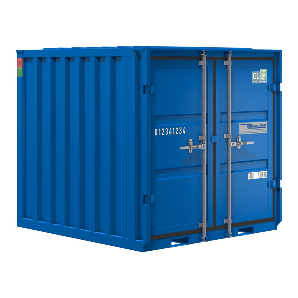 Lagercontainer 8 fot (blå)